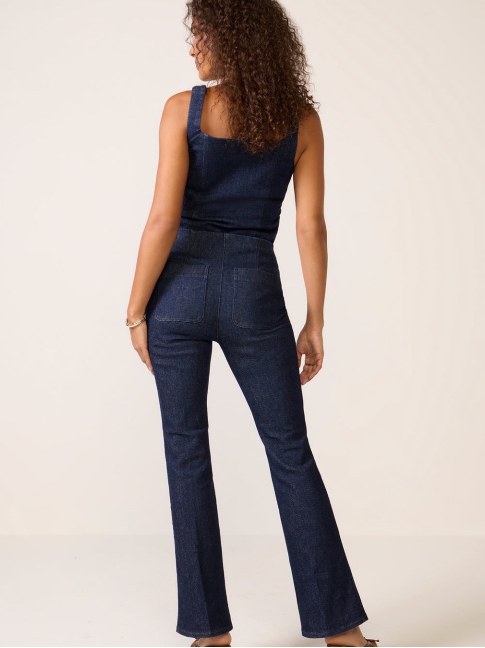 Spanx Denim Zero Waistband Micro Flare Jeans,XL